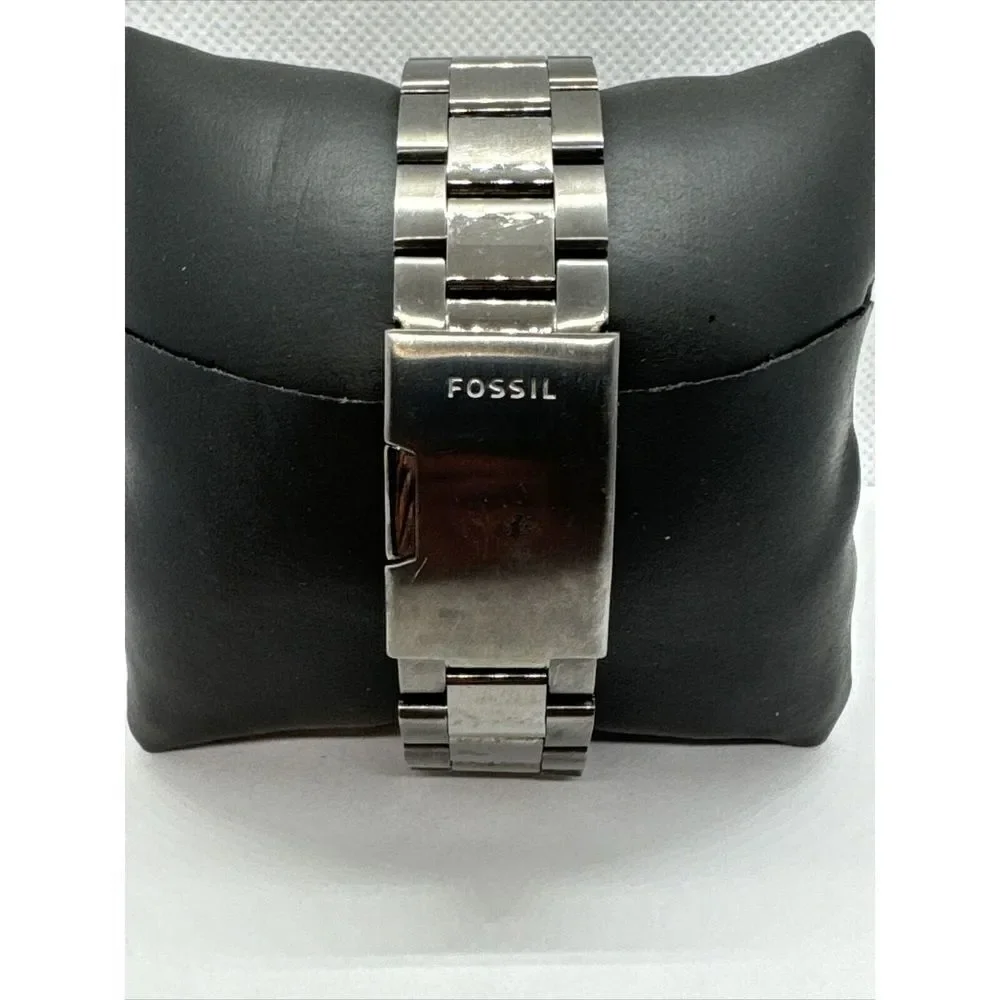 Fossil Retro CH2896 Men's Black Stainless Steel Analog Dial Quartz Watch JNA355